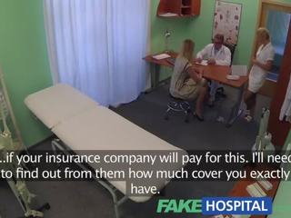 FakeHospital medical man Accepts flirty Russians Pussy as Payment