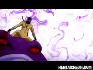 Hentai girls gets tentacle fucked