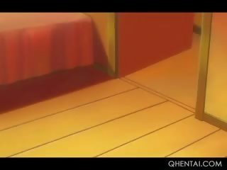 Marvellous hentai dukke gi sensational titjob og blowjob i bad