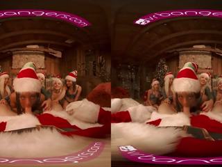 VRBangers Christmas Orgy With Abella Danger And Her 7 captivating Elves VR adult video