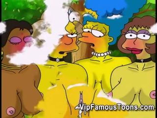 Simpsons אורגיה הנטאי פרודיה