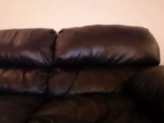 Redhead On A Leather Couch on 4XCAMS.COM
