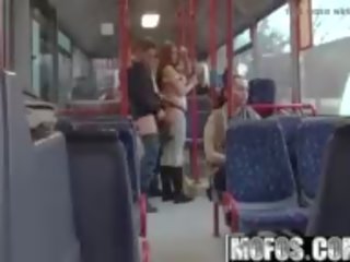 Mofos b laturi - bonnie - public xxx film oraș autobus footage.