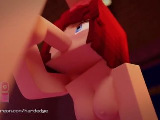 Minecraft adulto vídeo scarlett mamada animación (by hardedges)