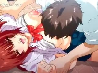 Saldas anime skola lelle izpaužas vāvere hardcore fucked