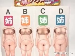 Warga asia hotties mendapat payu dara squeezed dalam x rated video pertandingan