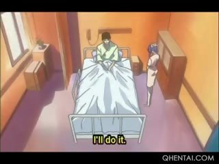 Excited Shy Hentai Doll Jumping Masters phallus In Hospital