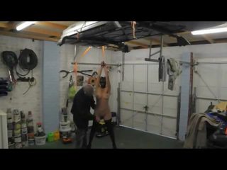 Street girl Wife in BDSM Garage Training, Free dirty movie d2