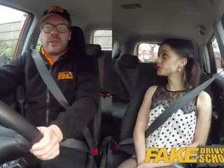 Fake driving school atos back seat fuck for cilik infatuated learner