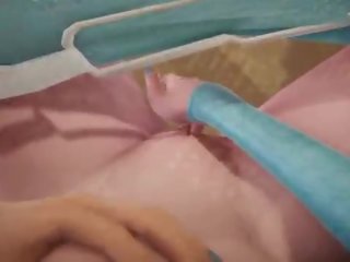 Futa frozen - 艾爾莎 得到 creampied 由 安娜 - 3d 臟 視頻