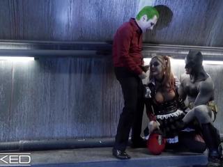 Wicked - Harley Quinn Fucks Joker & Batman: Free HD x rated film 0b