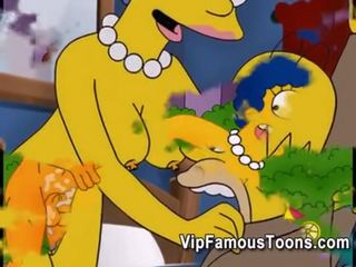 Simpsons orgia hentai paródia