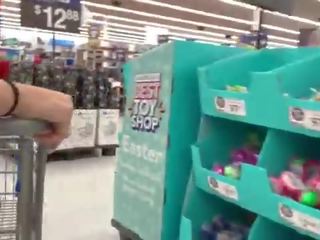 A Real Freak Recording a tremendous chick at Walmart -