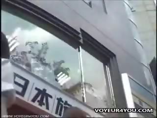 Giapponese signorina upskirt mutandine segretamente videoed
