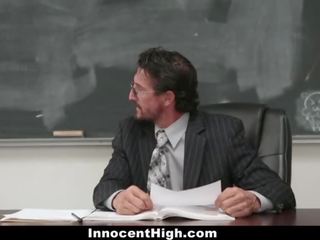 InnocentHigh - Slutty young lady Fucked By The Principal