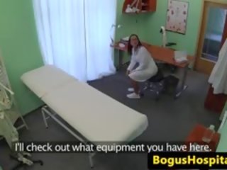 Medico Pounds Eurobabe On Top Of Desk