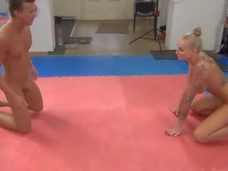 Swell Blonde Dominates Small shaft Guy, Free sex 80