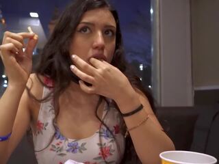 Latina loves mcdonaldãâ¢ãâãâs ice cream with cum on it and a toy nang her