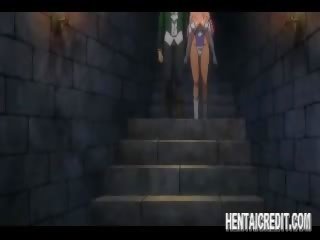 Hentai young female fucked by monsters