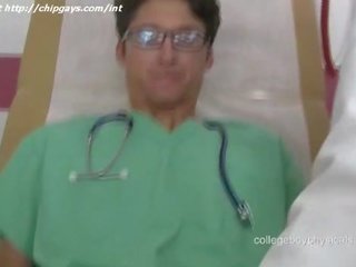 Nice medical lad jerkoff cock