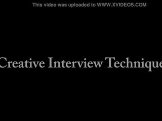 Creative Interview Technique - Footjob FootFetish