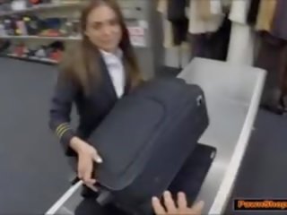 Latina Stewardess Sucks dick For Money