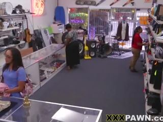 Randy Nurse fucks at the pawnshop for money