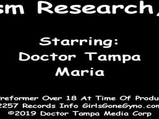 Maria Signs Up For Orgasm Research At Dr. Tampa's Clinic