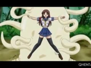School Doll Wrapped And Fucked By Tentacles In Hentai vid