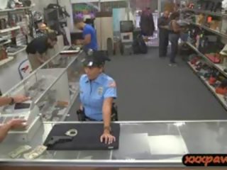Cookie Police Officer Fucked By Pawnkeeper At The Pawnshop
