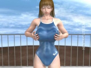 3d hentaï prostituée prendre manhood à piscine
