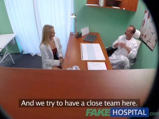 FakeHospital New nurse takes double cumshot from oversexed surgeon xxx movie videos