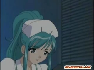 Bondage hentai nurse gets inserted speculum i