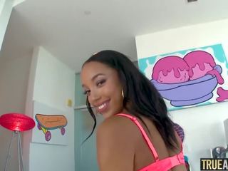 TRUE ANAL Alexis Tae's first Anal Experience