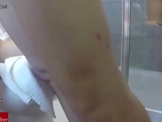 Blowjob on the toilet. Homemade movie with an amateur couple fucking SAN74